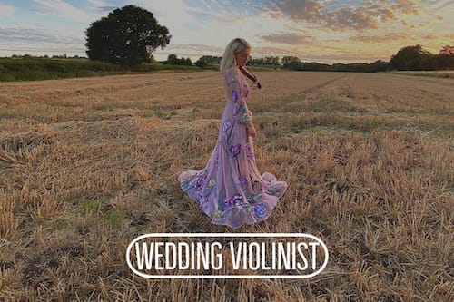 wedding violin in Wales